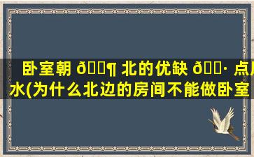 卧室朝 🐶 北的优缺 🌷 点风水(为什么北边的房间不能做卧室)
